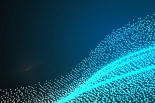 Particel Wave Color Background