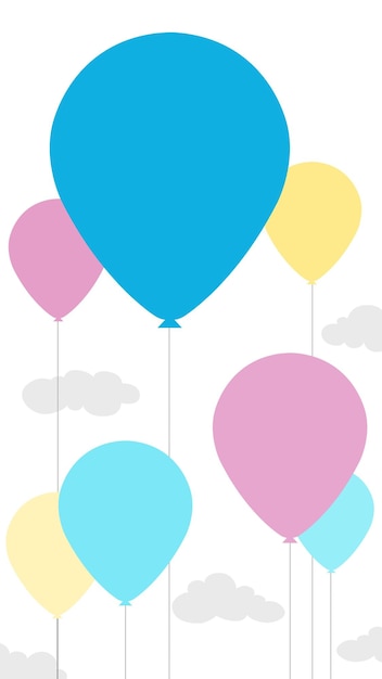 Party festive background illustration Party template