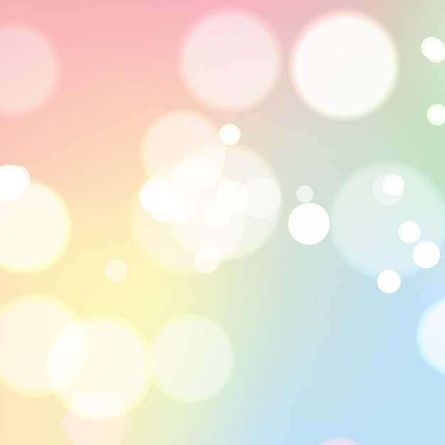 Pastel Bokeh Unicorn Bokeh Background