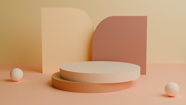 Pastel Geometric Podium