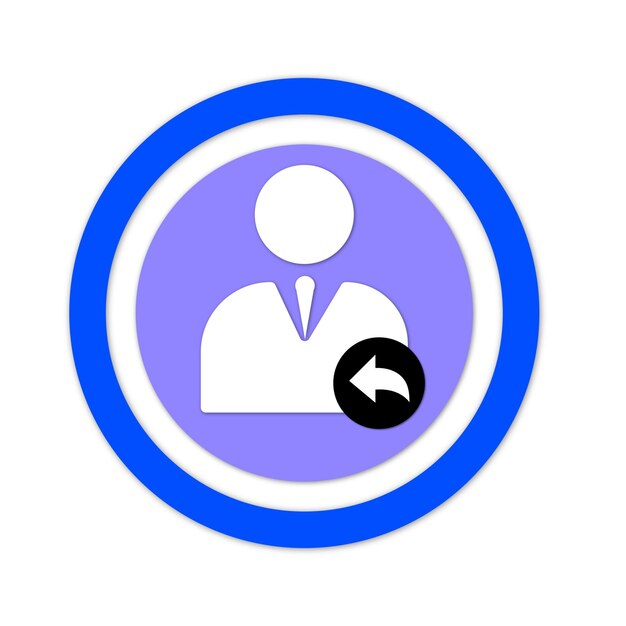 Person with a shear sign on a white background