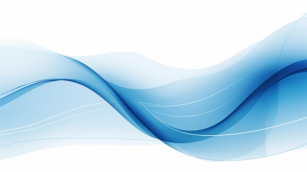 Photo of blue waves backgroundblue waves background for design AI Gnerated