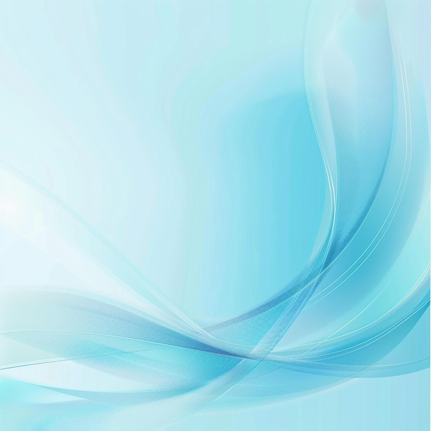 Photo of modern blue abstract wavy gradient pattern background
