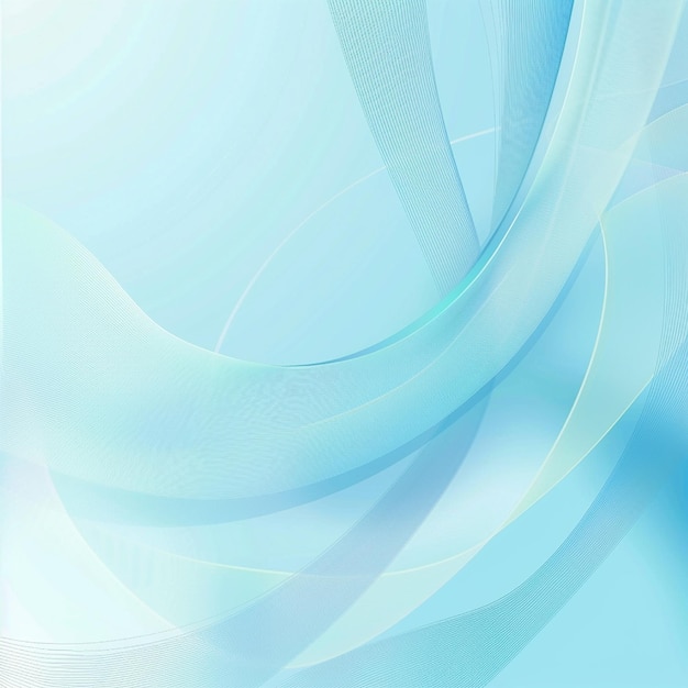 Photo of modern blue abstract wavy gradient pattern background