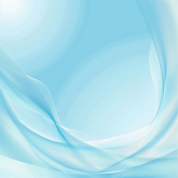 Photo of modern blue abstract wavy gradient pattern background