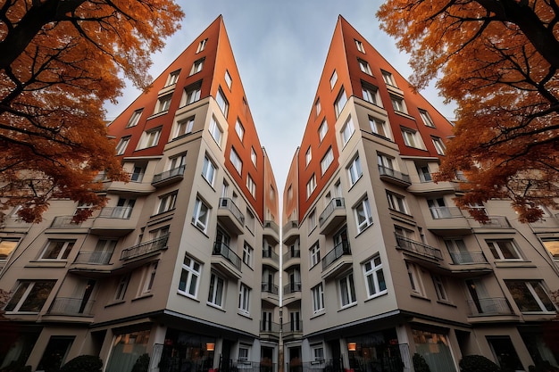 photo of symmetrical reflections
