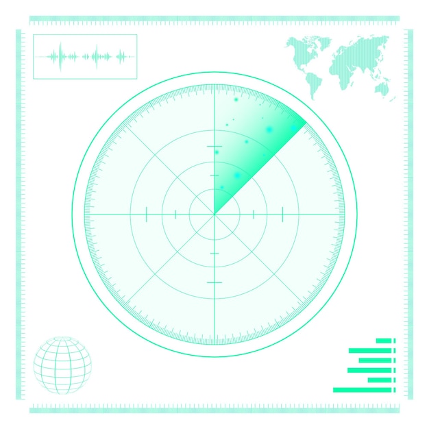 Png green global radar monitor army technology