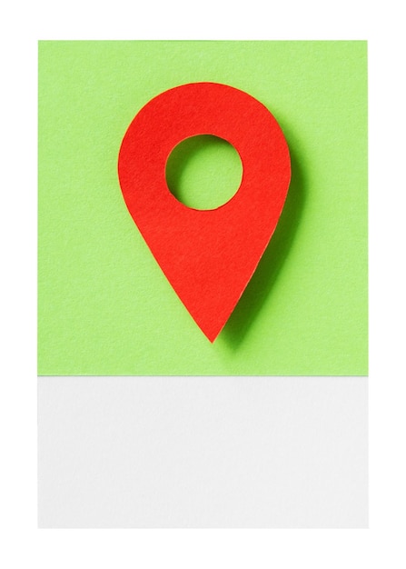 PNG Map location marker icon collage element transparent background