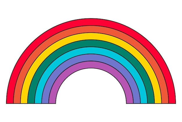 PNG Rainbow LGBTQ pride illustration transparent background