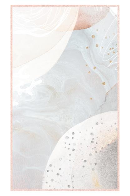 png rectangular frame light modern marble design rose gold transparent background