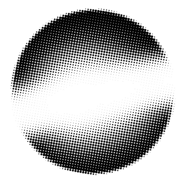 PNG Round halftone shape transparent background