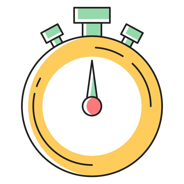 PNG Stopwatch fitness equipment illustration sticker transparent background