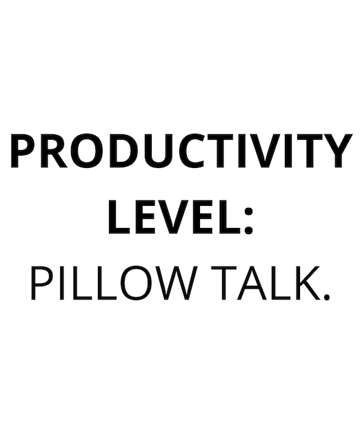PRODUCTIVITY LEVEL PILLOW TALK 1