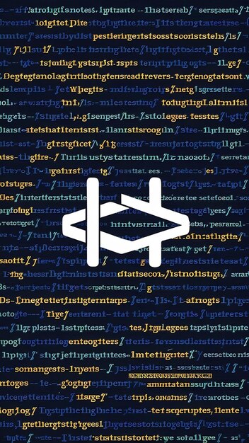 Programming code abstract technology background of software developer and computer script