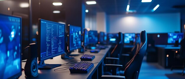 quotcoding and gaming room for interactive lessonsquot