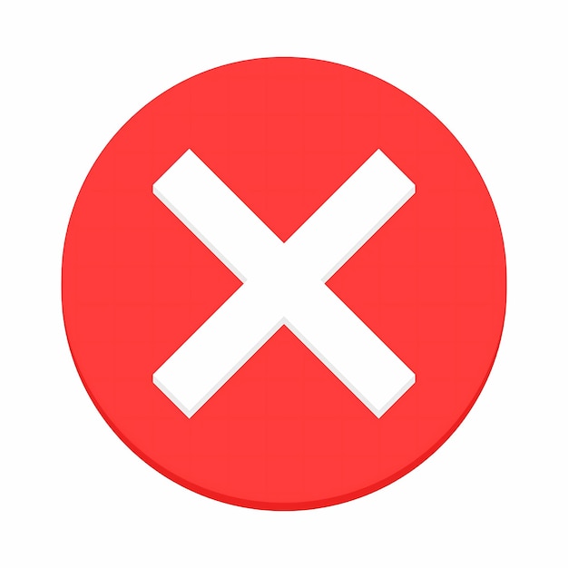 Red Cross Circle Icon