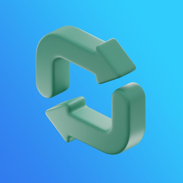 replay premium user interface design icon 3d rendering on isolated background