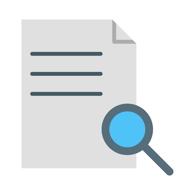 Research Vector Flat Icon For Personal And Commercial Use