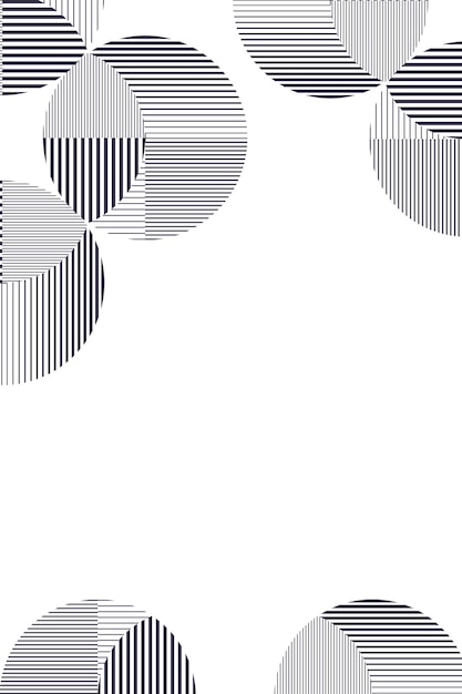 retro geometric png border frame abstract illusion style