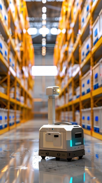 Robot sorting boxes