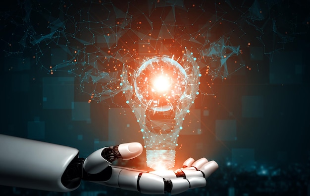 Robot và người máy cyborg trí tuệ nhân tạo Mlp tương lai