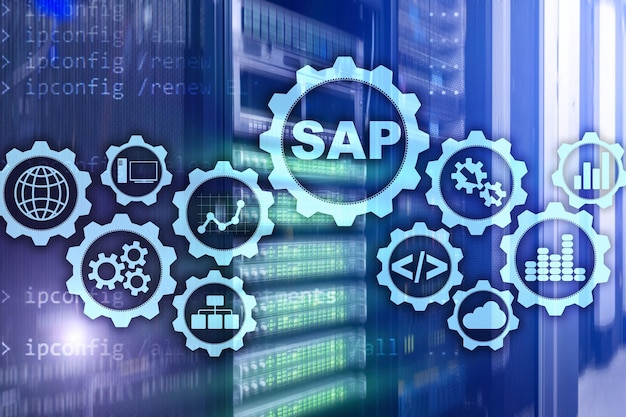 SAP System Software Automation concept on virtual screen data center