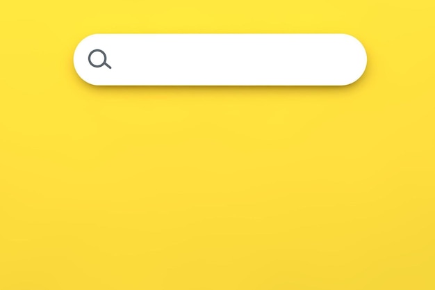 Search Bar and Magnifying Glass Icon