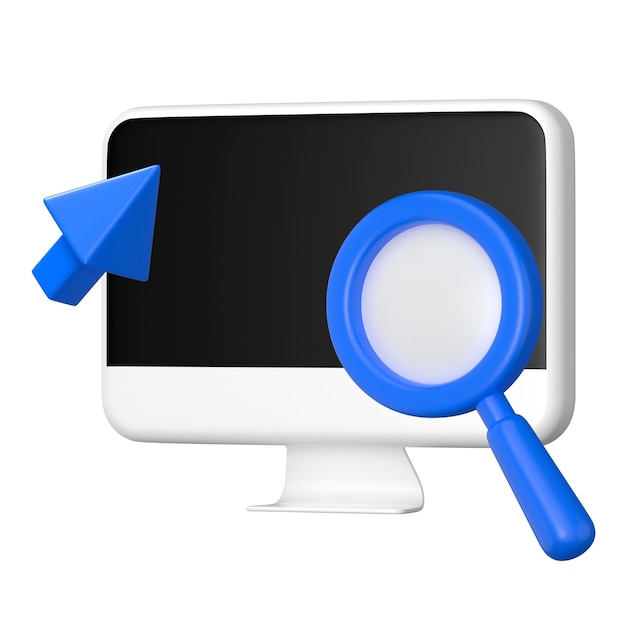 seo png sticker 3d business illustration transparent background