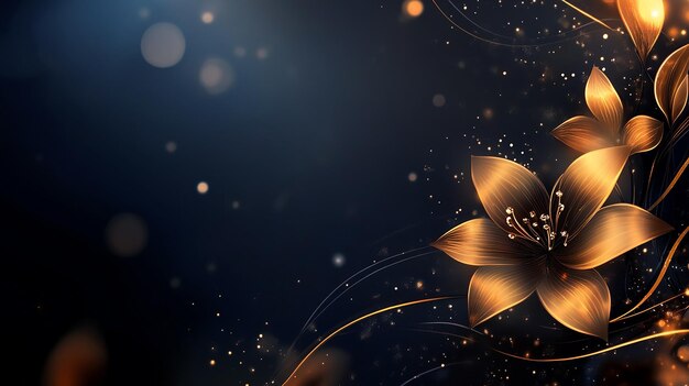 simple plain background with elements on the right and left