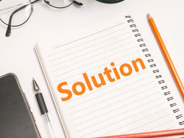 Solution Motivational Words Quotes Concept