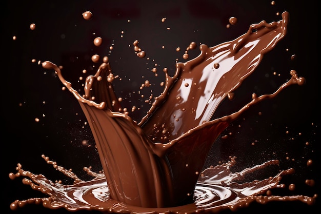 splash of chocolate or Cocoa