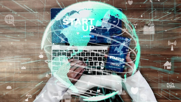 Start Up Business of Creative People conceptual