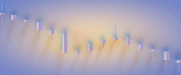Stock exchange theme background A descending chart of quotes
