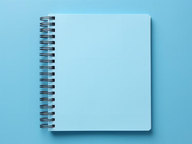 Stylish Spiral Notebook Mockup for Notes and Sketches AI Generated