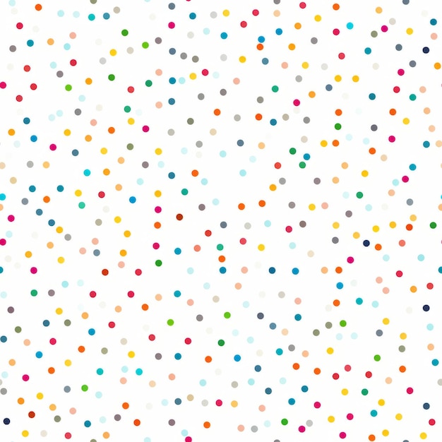 tantalizing harmony tiny sprinkles dance amidst simple shapes in rainbow colors against a white bac
