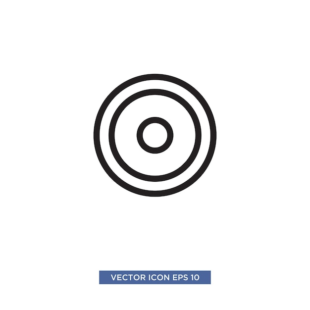 Target scope icon vector illustration
