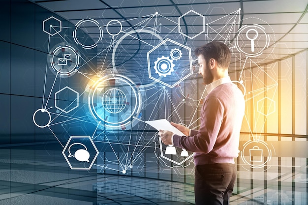 Technology and analytics concept