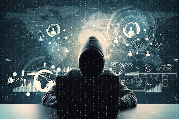 Technology and malware concept