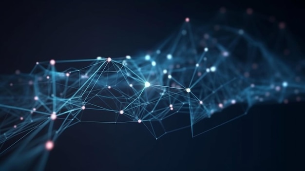 Technology connection digital data and big data concept