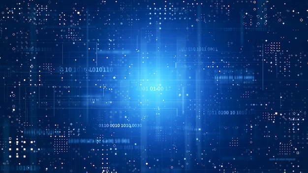 Technology grid background
