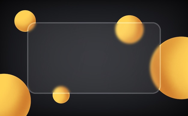Text box glass effect