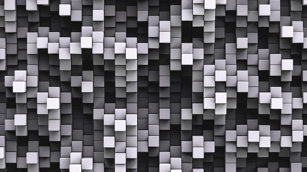 Textured background Square cells Shades of gray
