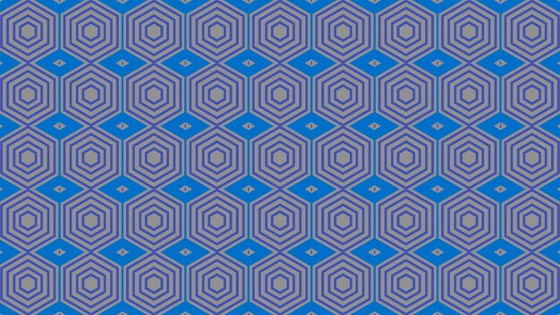 the blue and purple pattern on the wall