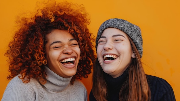 the laughing friends