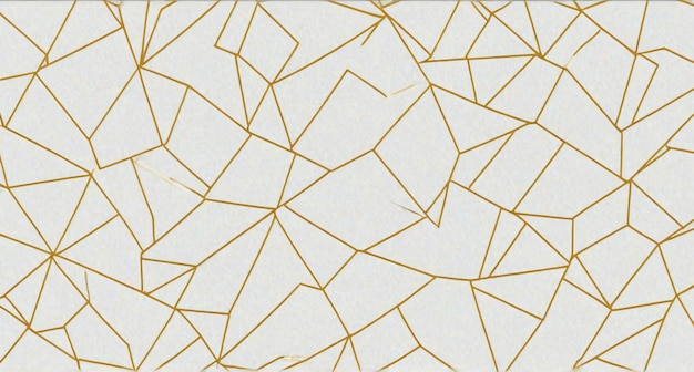 the pattern is gold and has a geometric pattern on it