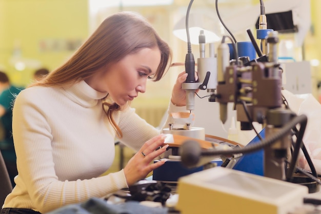 The process of making a dental prosthesis in a dental laboratory