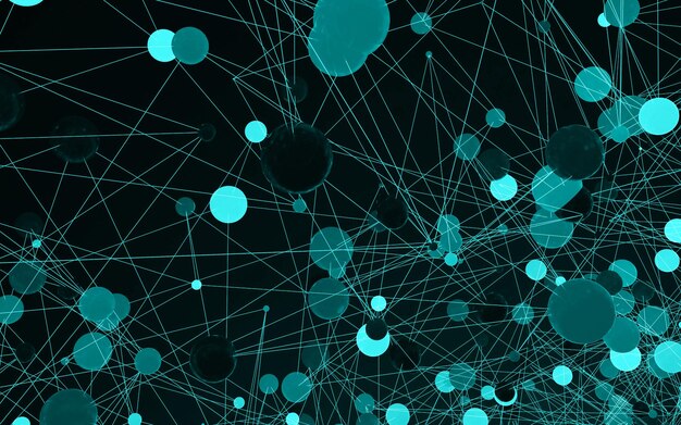 Thiết Kế Nền Sáng Tạo Trừu Tượng Màu Teal Bóng Bẩy