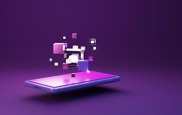 Touch blockchain technology on smartphones