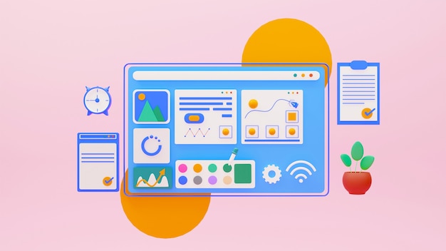 Trang web thiết kế đồ họa với các ứng dụng và công cụ