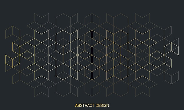 Vector illustration of abstract geometric background